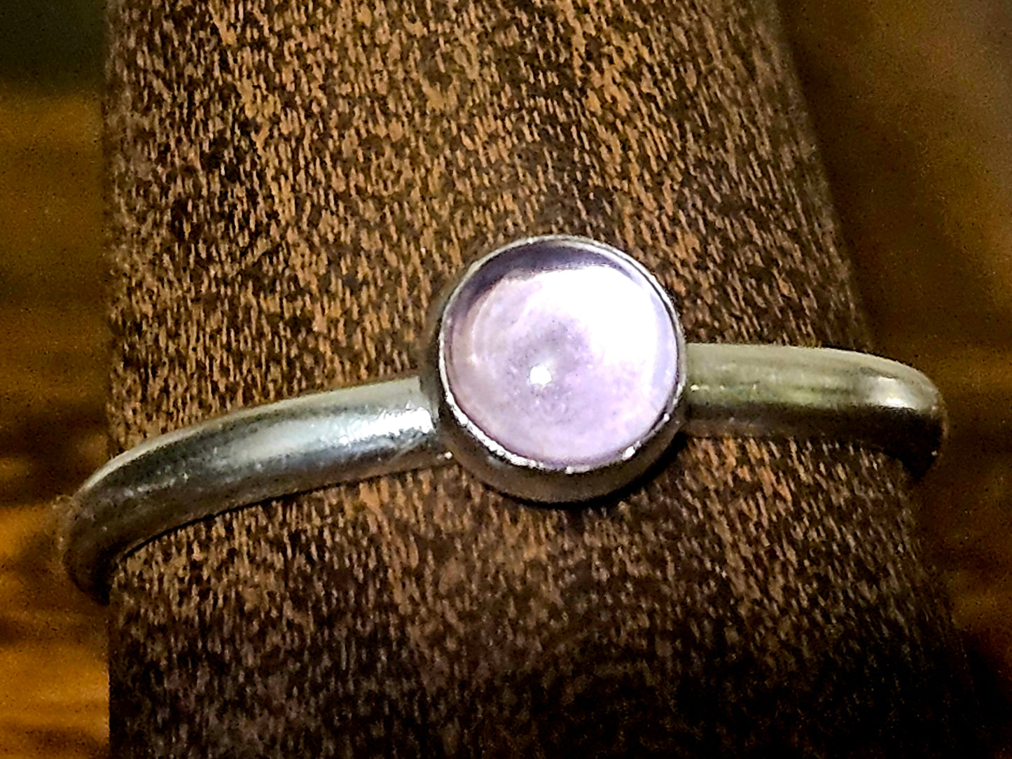 Brazilian Lavendar Amethyst Ring - Size 8