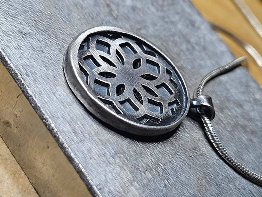 Sacred Bloom Mandala Pendant