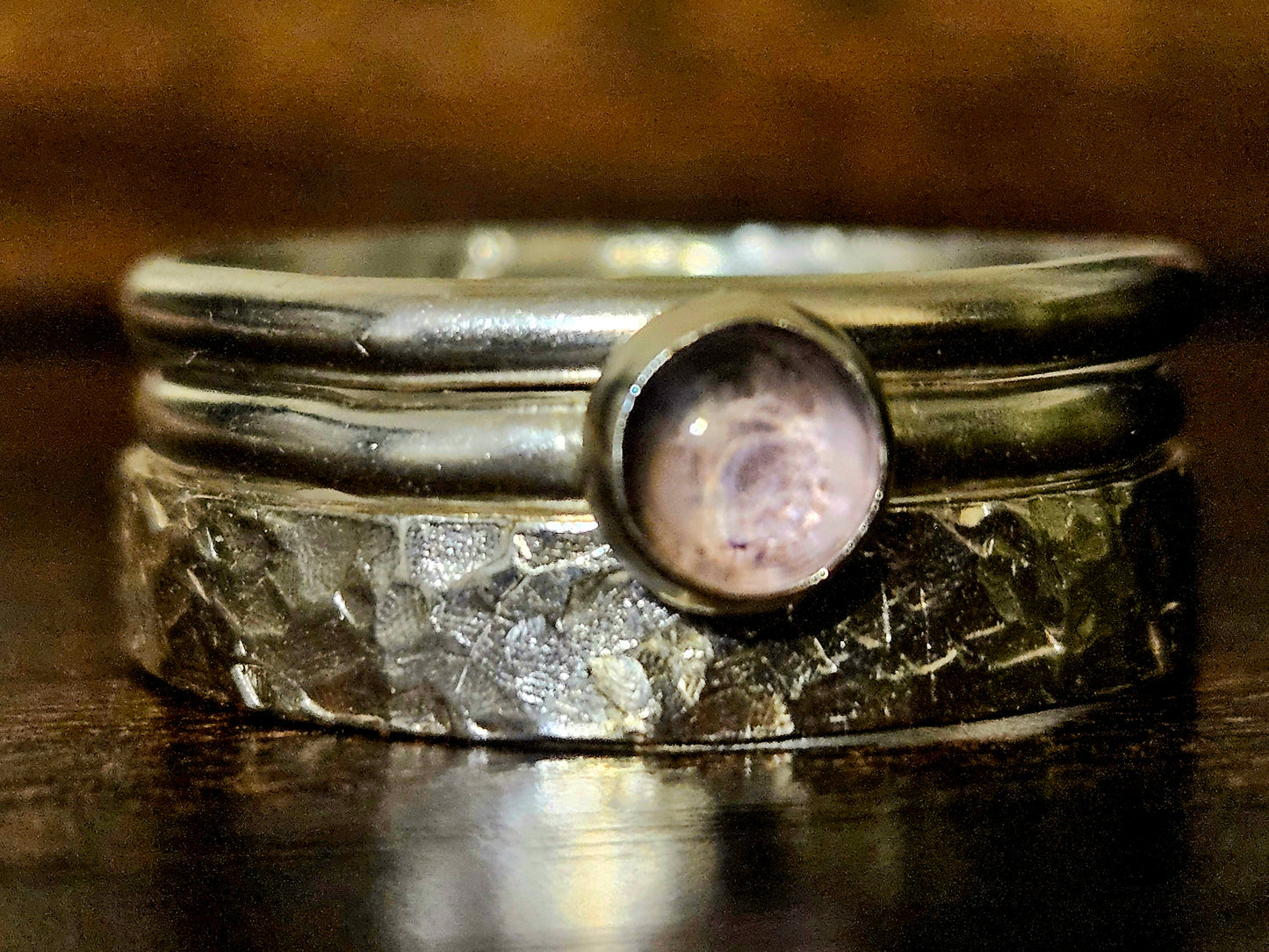 Triple Stack Amethyst Ring (custom order)