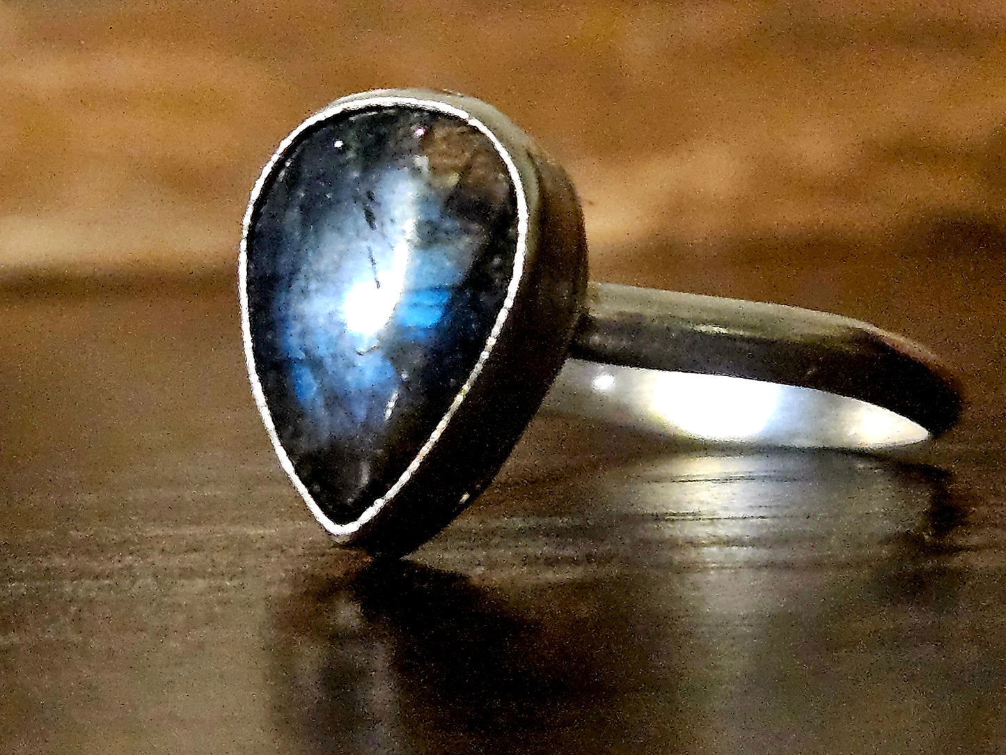 Labradorite Ring - Size 8