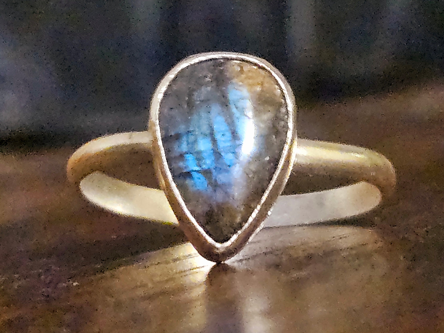 Labradorite Ring - Size 8