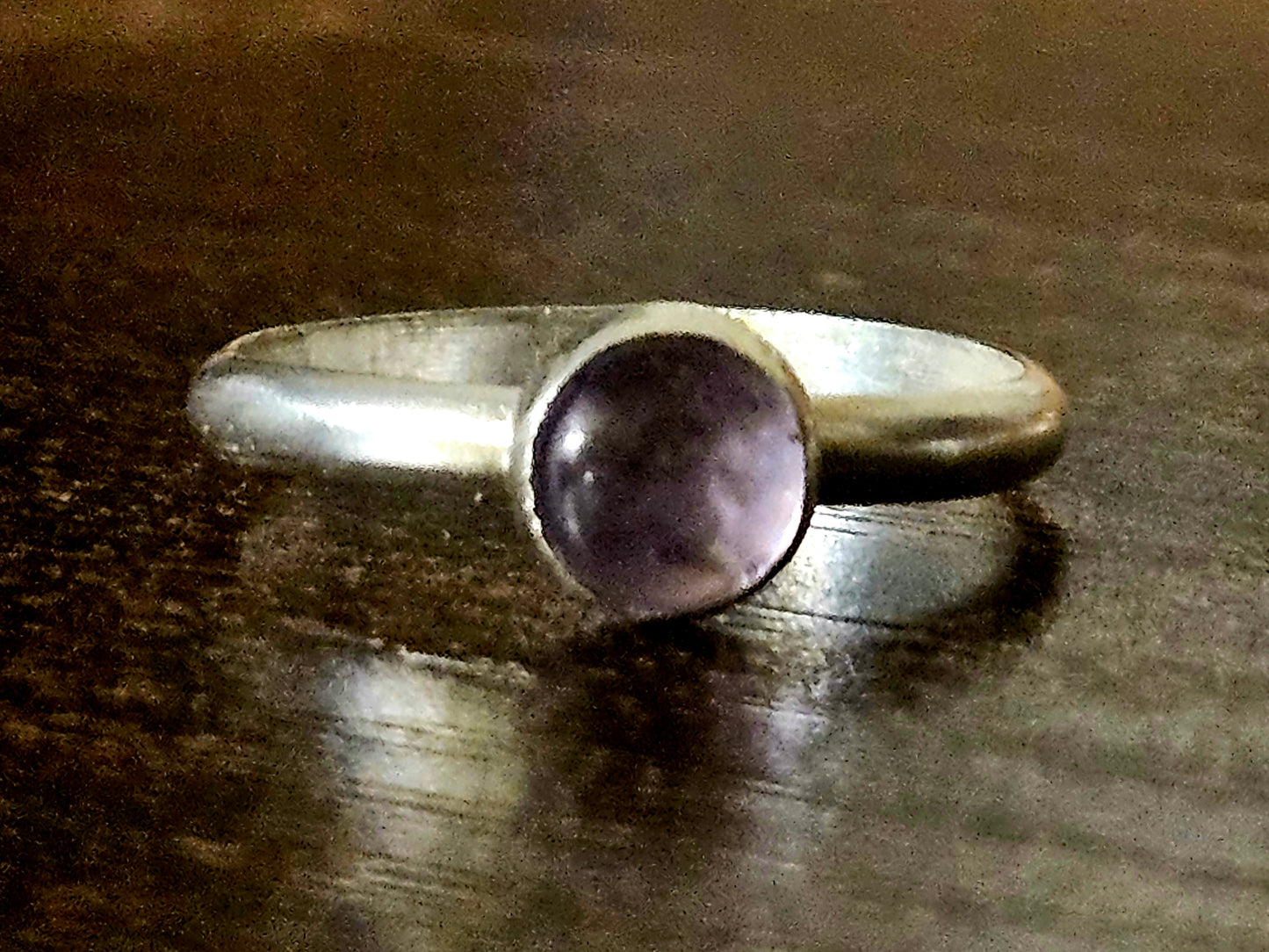Brazilian Lavendar Amethyst Ring - Size 4