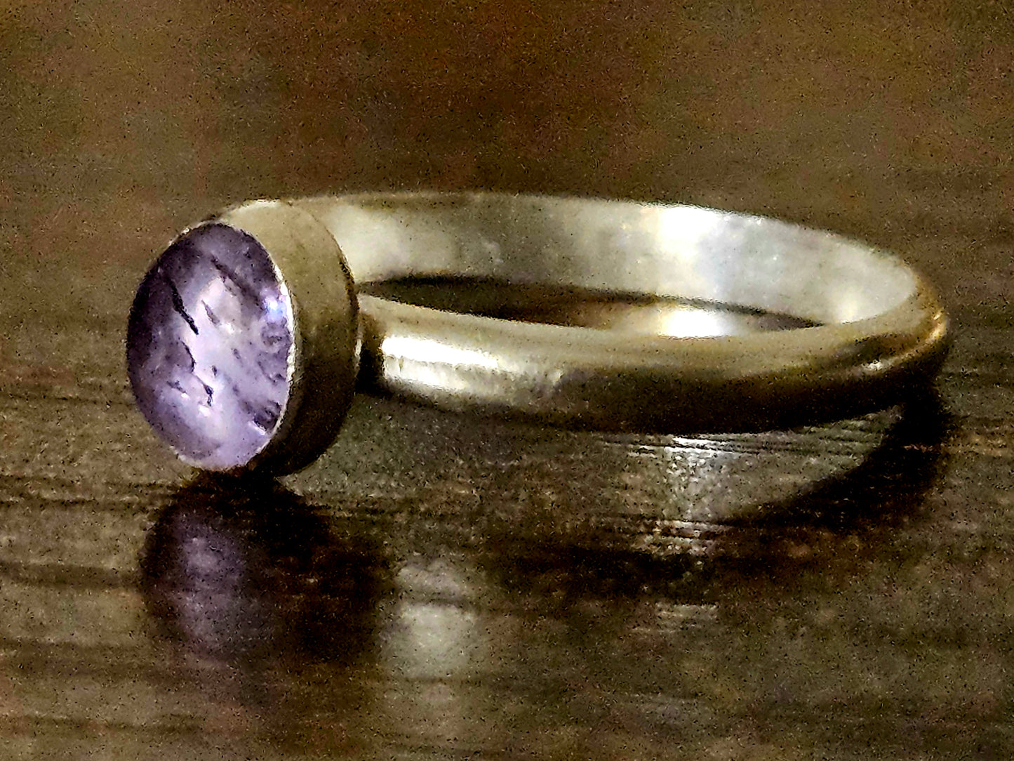 Brazilian Lavendar Amethyst Ring - Size 4
