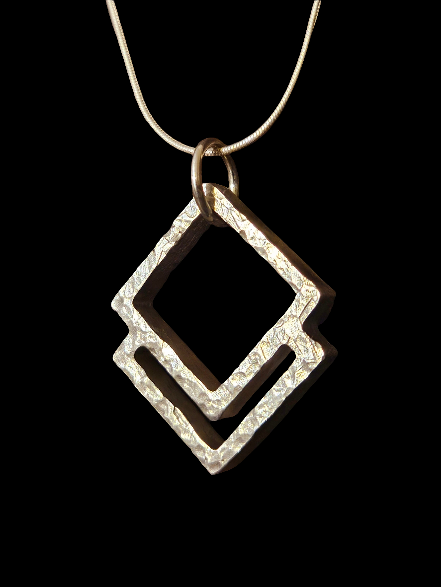 Double Square Pendant